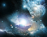 Finding the ashes of the first stars [artist's impression]