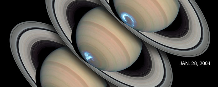 Saturn's dynamic aurorae