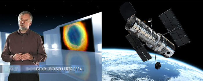 Screenshots from ESA's anniversary movie