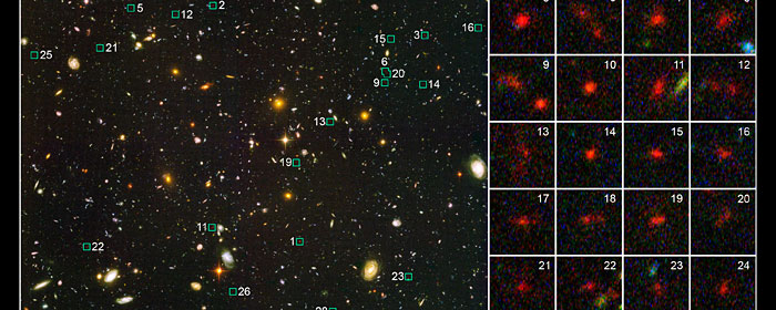 Probing the distant Universe for young galaxies