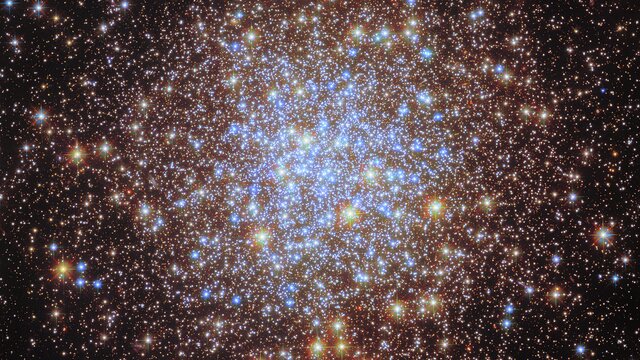 A glittering cluster shines again