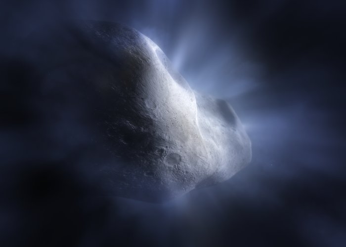 Comet Tempel 1 close-up [artist's impression]