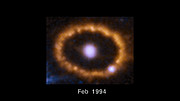 Time-lapse of SN 1987A and its ring