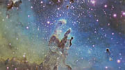 Zoom on the Eagle Nebula