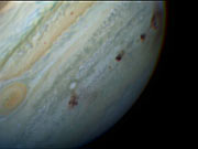Comet Shoemaker Levy Impacts